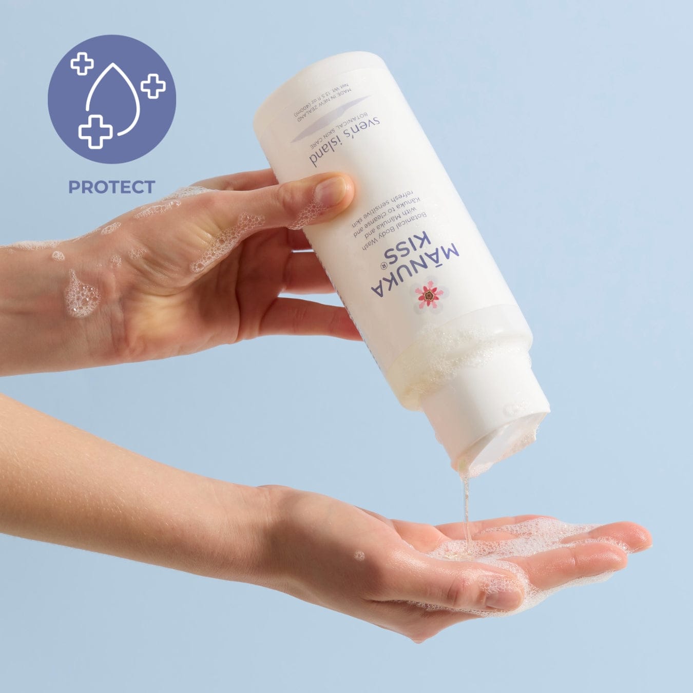 Sven’s Island New Zealand Manuka Kiss Body Wash - 400ml Eczema Cream