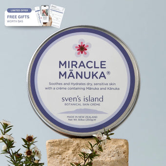 Sven’s Island New Zealand Miracle Manuka - Crème 250g Eczema Cream