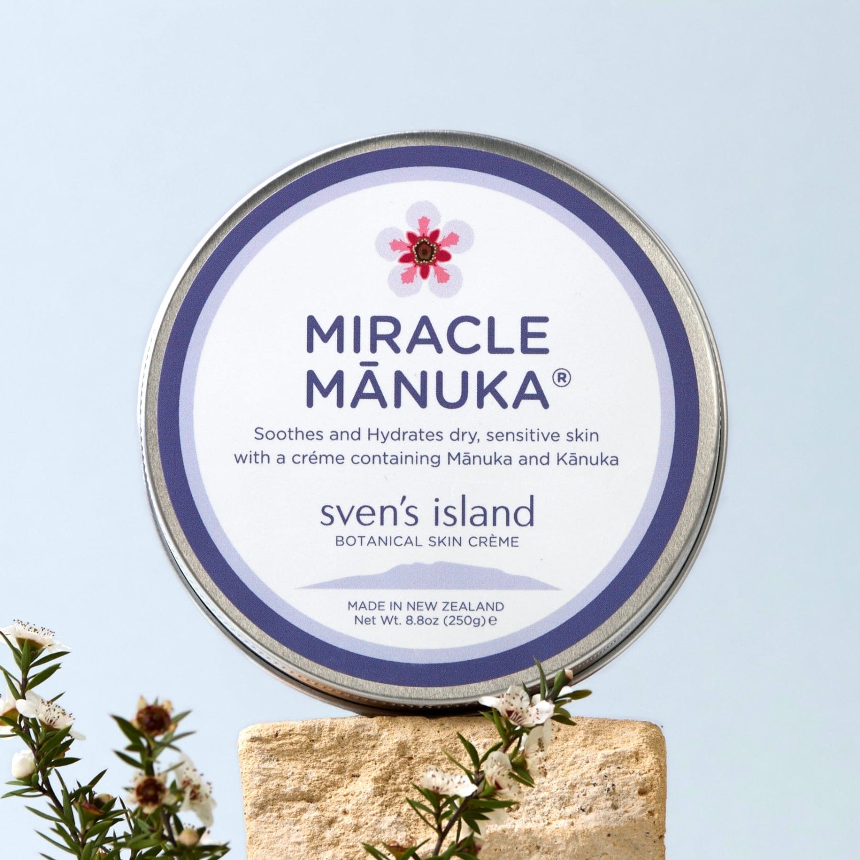 Sven’s Island New Zealand Miracle Manuka - Crème 250g Eczema Cream