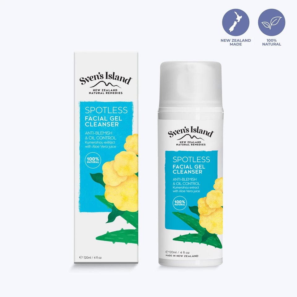 Sven’s Island New Zealand Spotless - Anti-Blemish Gel Cleanser Eczema Cream